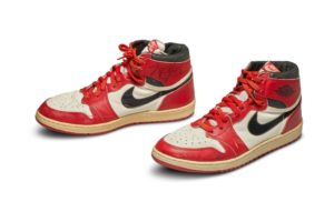 Michael Jordan &ldquo;Game Worn&rdquo; 1985 Air Jordan 1